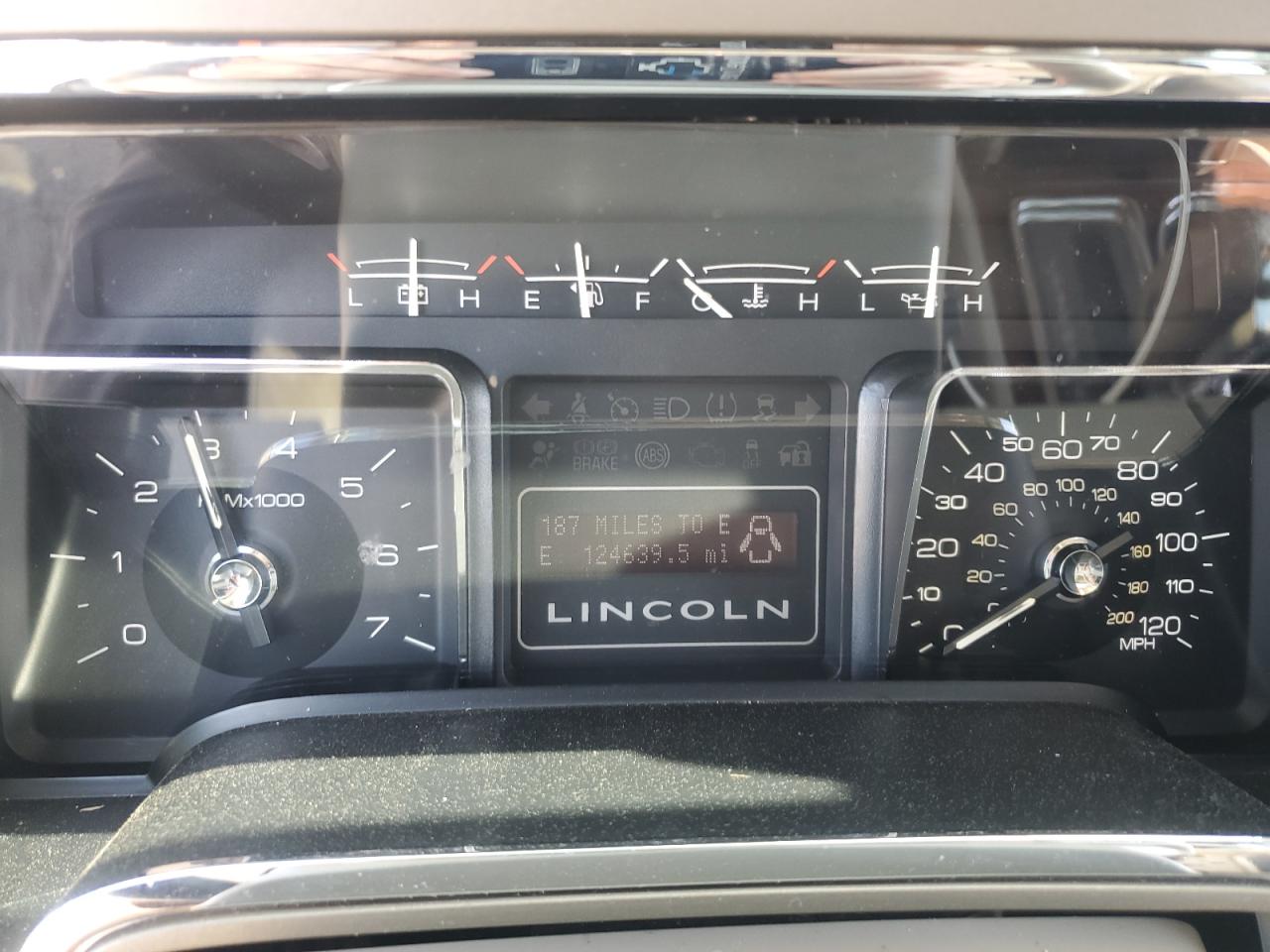 2013 Lincoln Navigator VIN 5LMJJ2H51DEL09569 Copart auction photo, rear end / side damage thumbnail 9