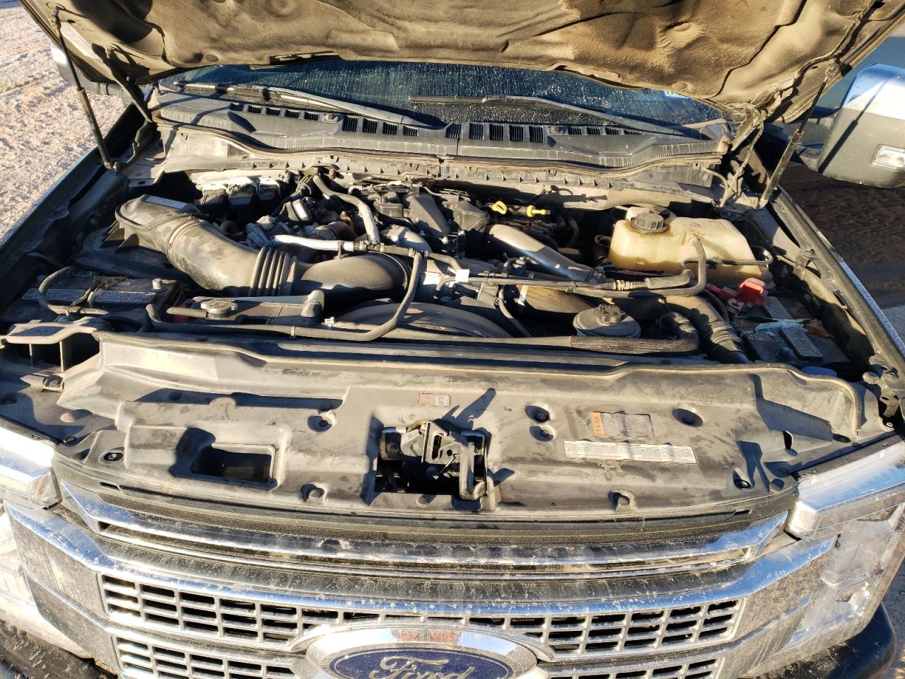 2019 Ford F350 VIN 1FT8W3DT9KEG69977 Copart auction photo, burn damage thumbnail 11