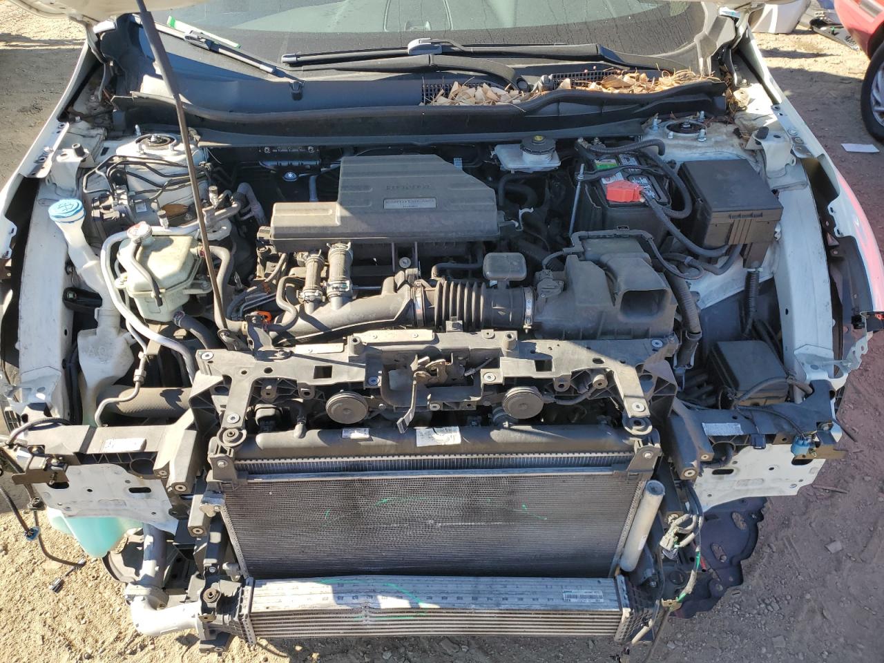 2018 Honda CR-V VIN 2HKRW2H86JH620500 Copart auction photo, rear end / front end damage thumbnail 12