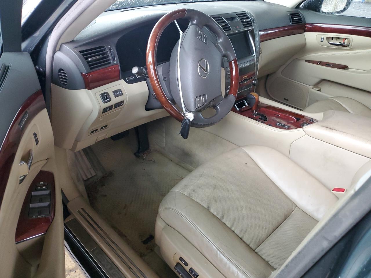 2007 Lexus LS VIN JTHBL46F775041031 Copart auction photo, front end damage thumbnail 8