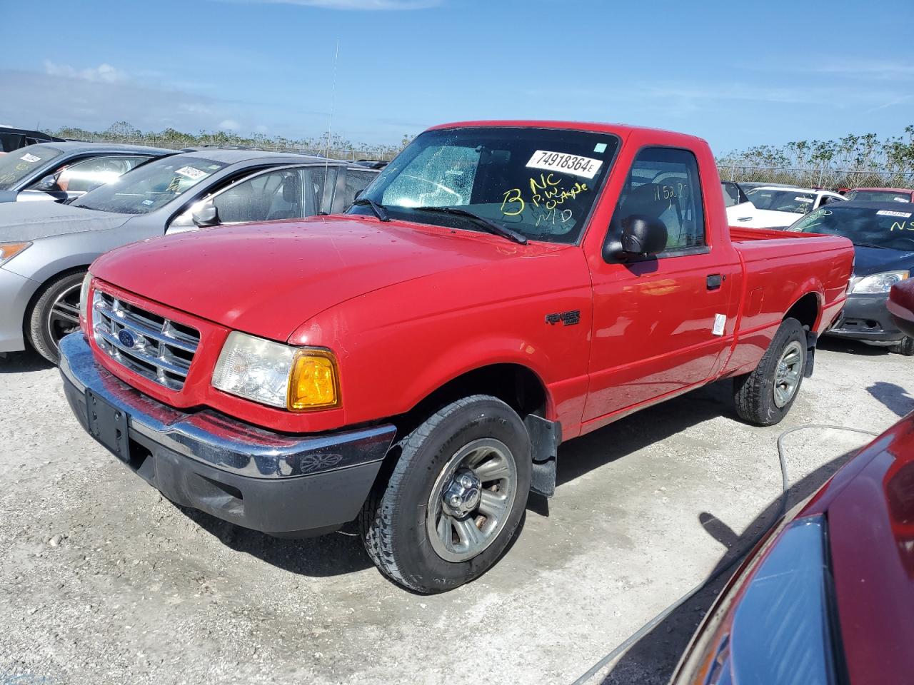 2002 Ford Ranger VIN 1FTYR10D52PB55722