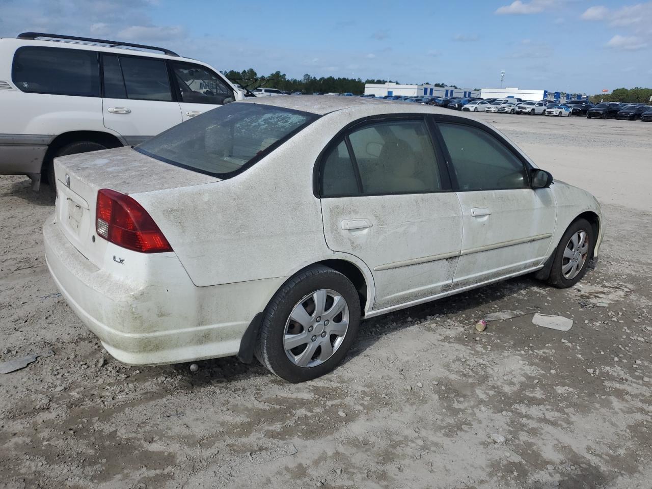 2004 Honda Civic VIN 2HGES165X4H523666 Copart auction photo, minor dent/scratches damage thumbnail 3