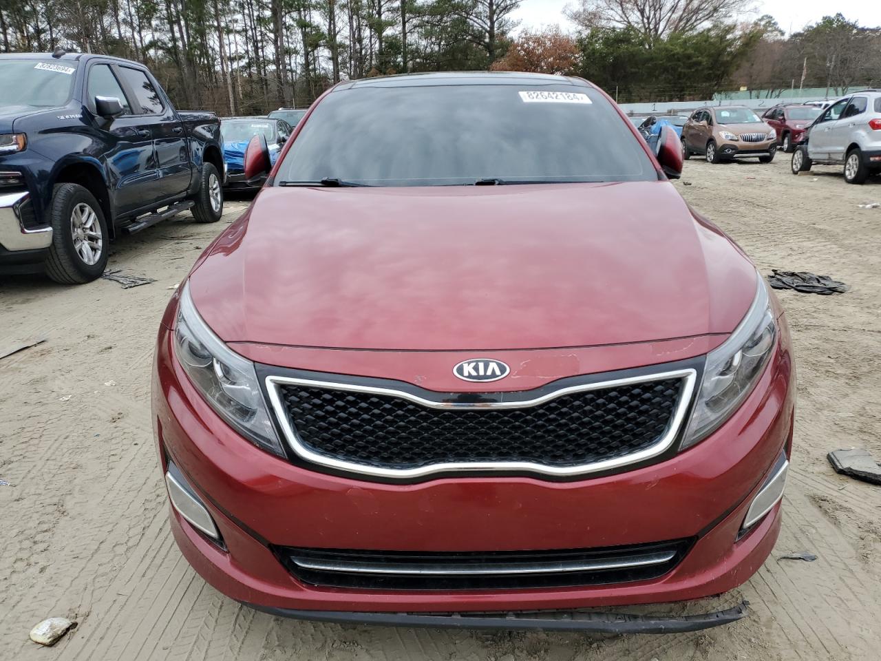 2015 KIA Optima VIN 5XXGR4A60FG513545 Copart auction photo, rear end damage thumbnail 5