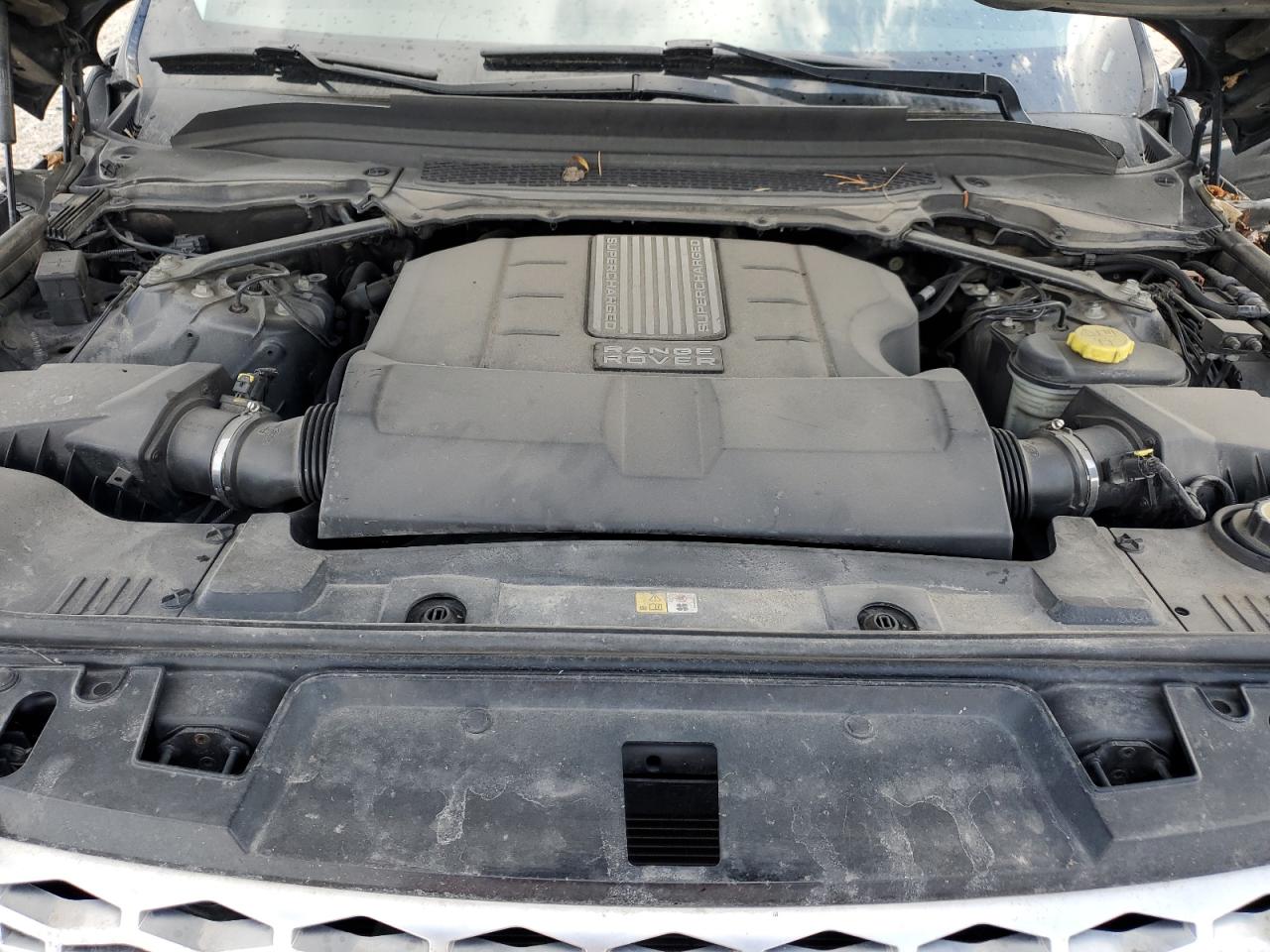 2014 Land Rover Range Rover VIN SALWR2TF1EA377118 Copart auction photo, side / rear end damage thumbnail 12