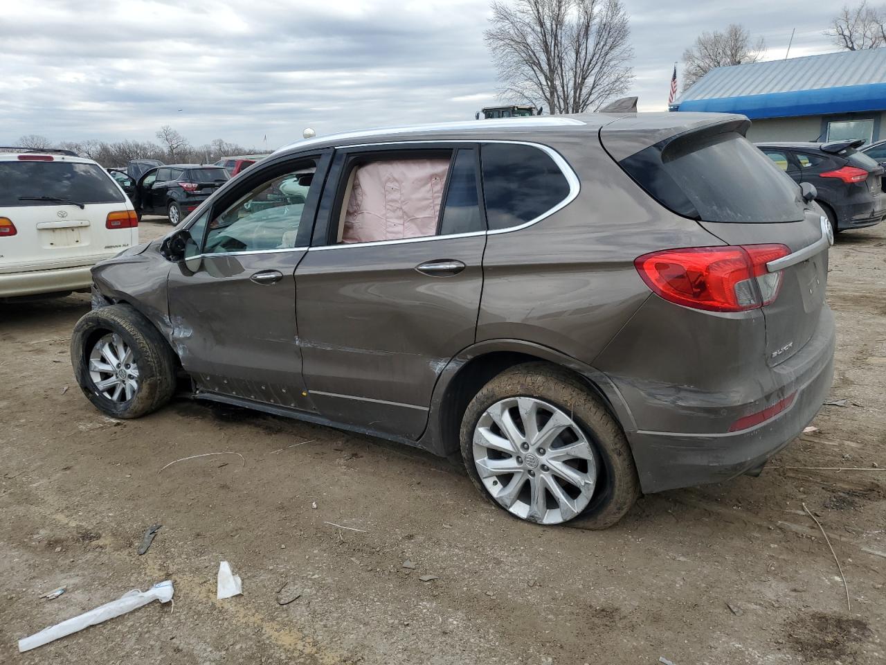 2016 Buick Envision VIN LRBFXESX2GD236521 Copart auction photo, all over damage thumbnail 2