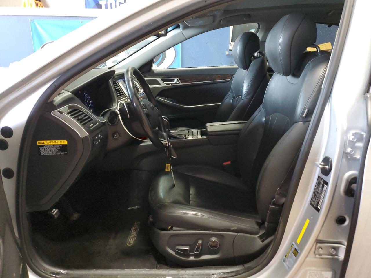 2015 Hyundai Genesis VIN KMHGN4JE7FU087359 Copart auction photo, side / front end damage thumbnail 7