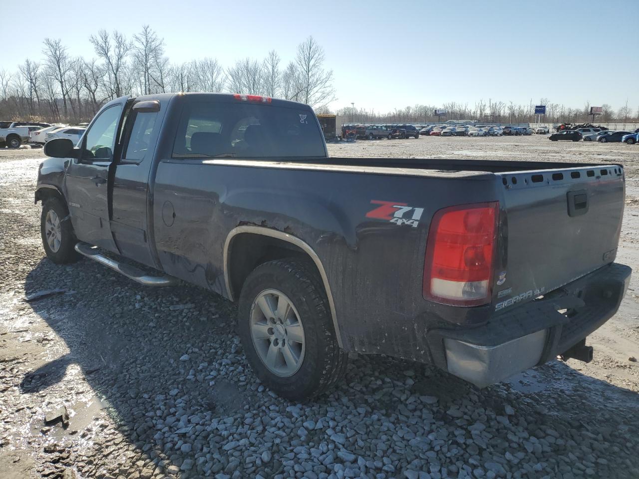2009 GMC Sierra VIN 1GTEK19069E137114 Copart auction photo, front end / side damage thumbnail 2