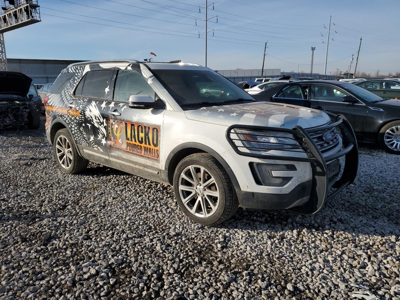 2016 Ford Explorer VIN 1FM5K8F88GGC84065 Copart auction photo, all over damage thumbnail 4