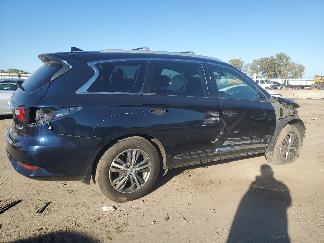 2016 Infiniti QX60 VIN 5N1AL0MM5GC533183 Copart auction photo, all over damage thumbnail 3