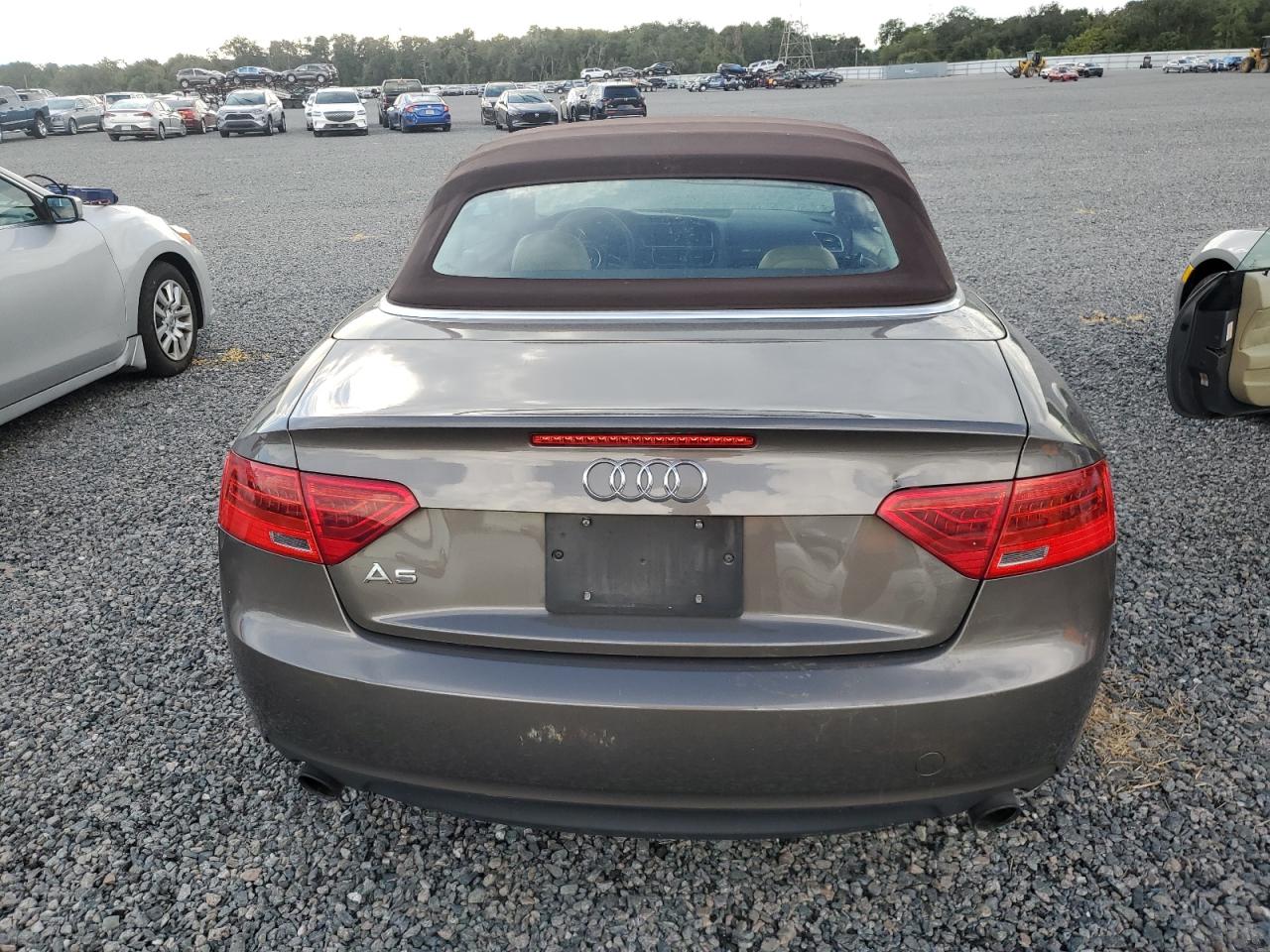 2014 Audi A5 VIN WAUAFAFH2EN000207 Copart auction photo, water/flood damage thumbnail 6