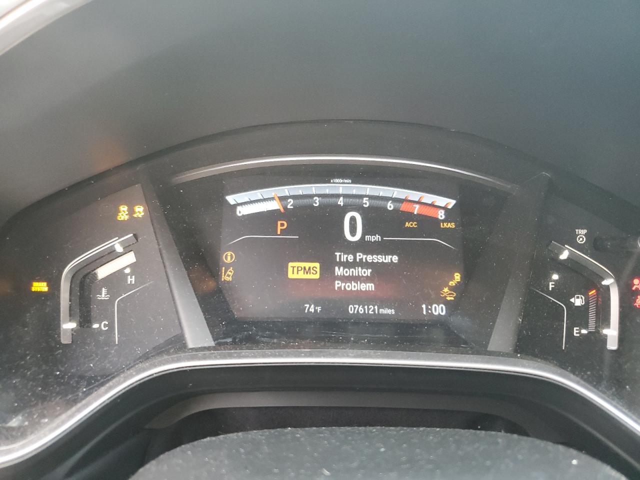 2019 Honda CR-V VIN 5J6RW2H84KL029265 Copart auction photo, side damage thumbnail 9