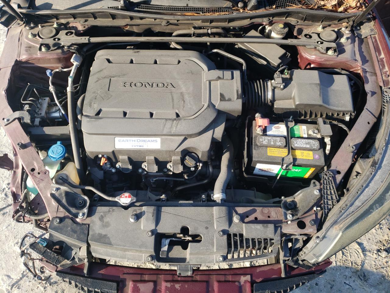 2015 Honda Accord VIN 1HGCR3F88FA022737 Copart auction photo, all over damage thumbnail 11