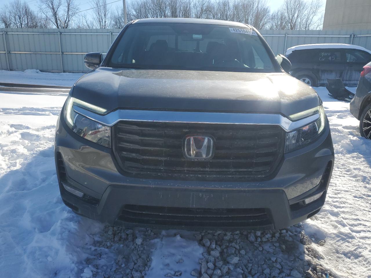 2022 Honda Ridgeline VIN 5FPYK3F70NB011695 Copart auction photo, all over damage thumbnail 5