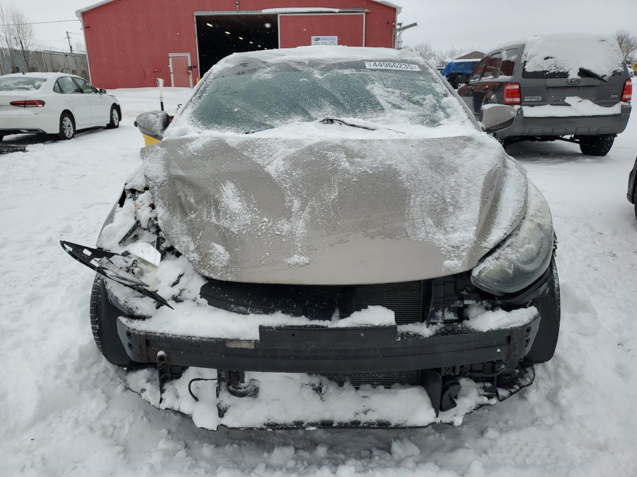 2013 Hyundai Elantra VIN 5NPDH4AE9DH155599 Copart auction photo, front end / side damage thumbnail 5