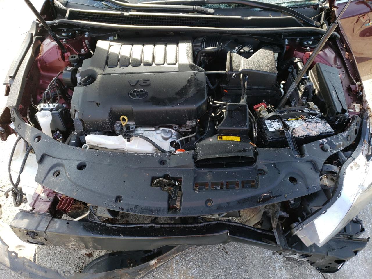2015 Toyota Avalon VIN 4T1BK1EB0FU184601 Copart auction photo, rollover damage thumbnail 12