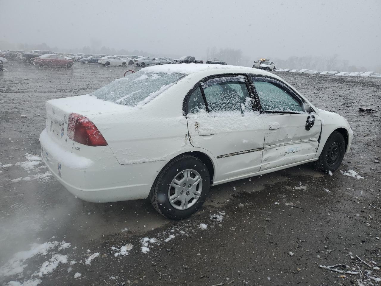 2002 Honda Civic VIN 1HGES16542L046457 Copart auction photo, side / minor dent/scratches damage thumbnail 3