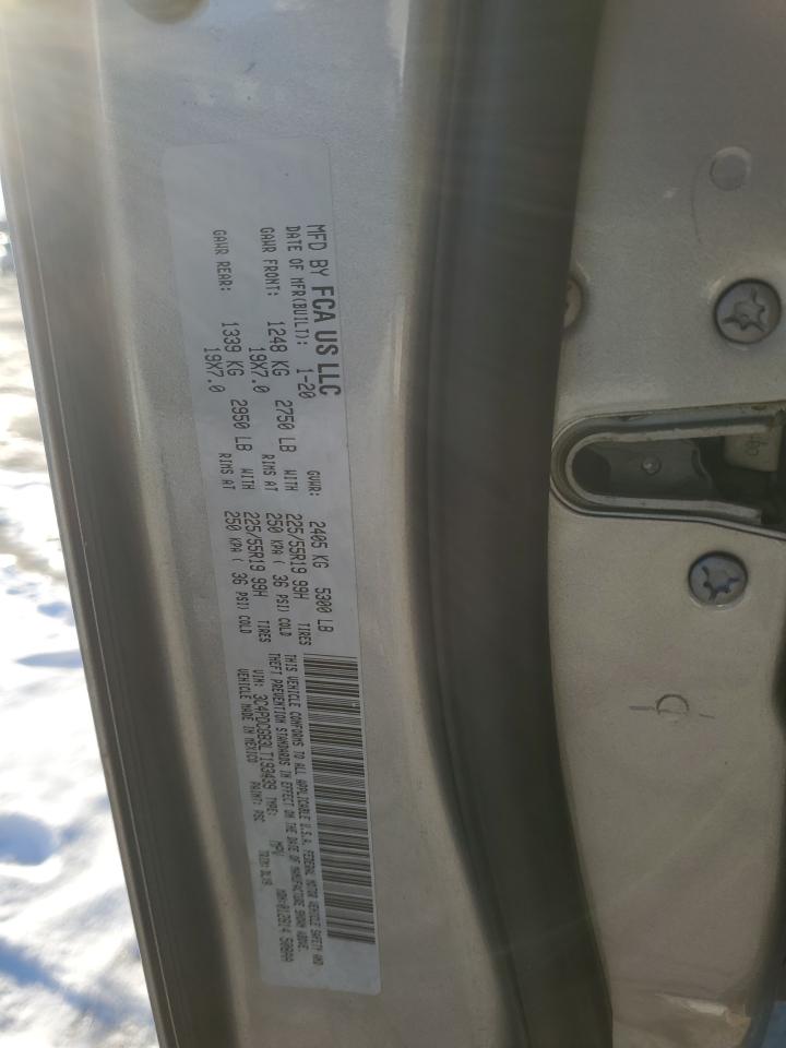 2020 Dodge Journey VIN 3C4PDCGB3LT193439 Copart auction photo, normal wear damage thumbnail 13