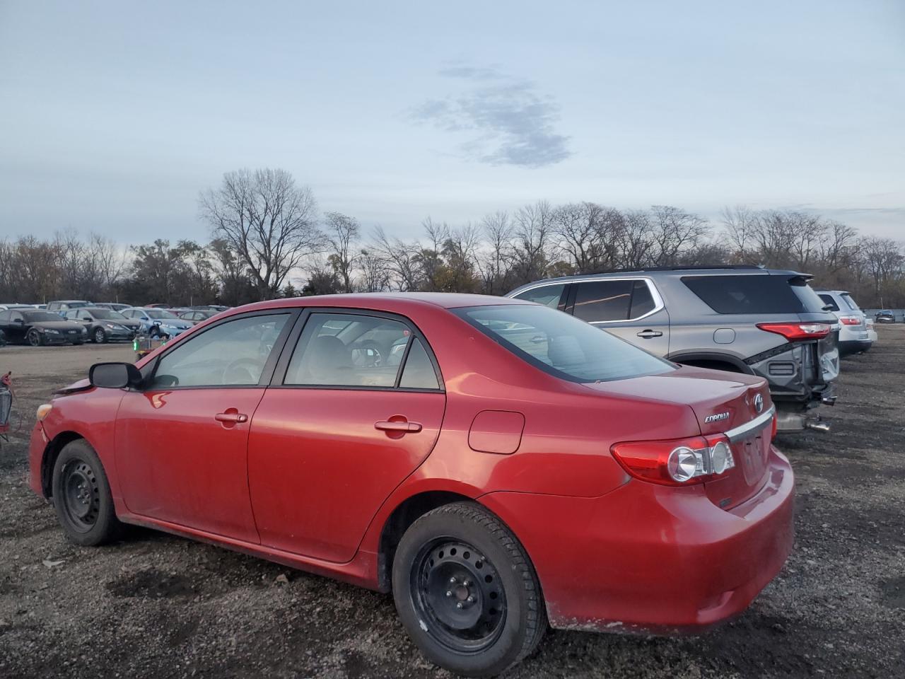 2012 Toyota Corolla VIN 5YFBU4EE8CP066895 Copart auction photo, front end / rear end damage thumbnail 2
