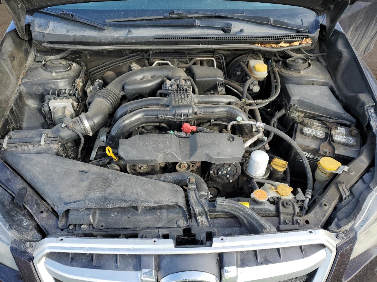 2013 Subaru Impreza VIN JF1GPAH67D2802201 Copart auction photo, side / front end damage thumbnail 12