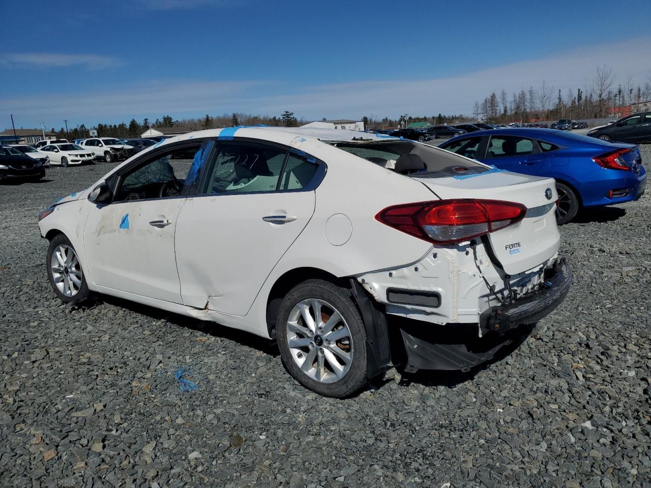 2017 KIA Forte VIN 3KPFL4A84HE118326 Copart auction photo, rollover damage thumbnail 3