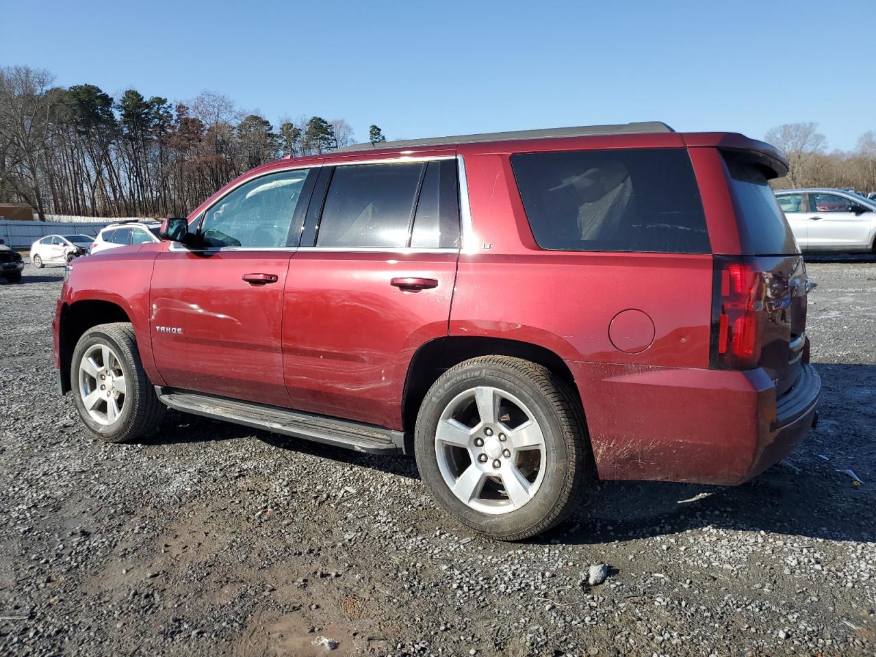 2017 Chevrolet Tahoe VIN 1GNSKBKCXHR376144 Copart auction photo, side / rear end damage thumbnail 2