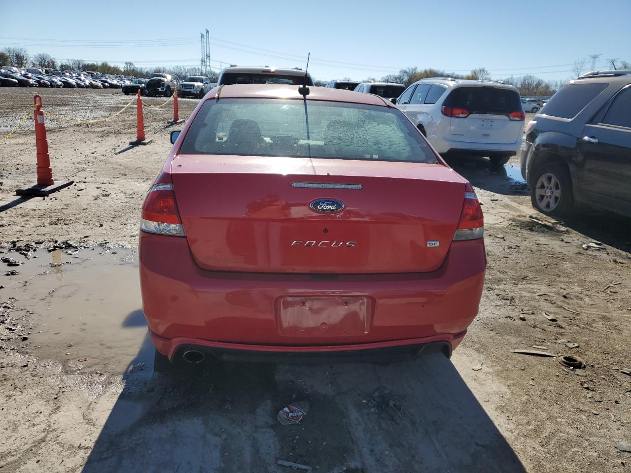 2008 Ford Focus VIN 1FAHP33N48W126805 Copart auction photo, all over damage thumbnail 6