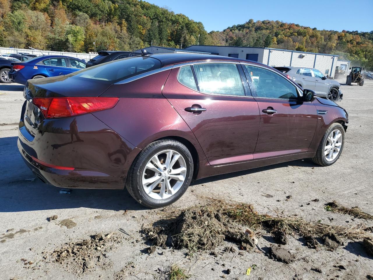 2013 KIA Optima VIN 5XXGN4A77DG254232 Copart auction photo, front end damage thumbnail 3