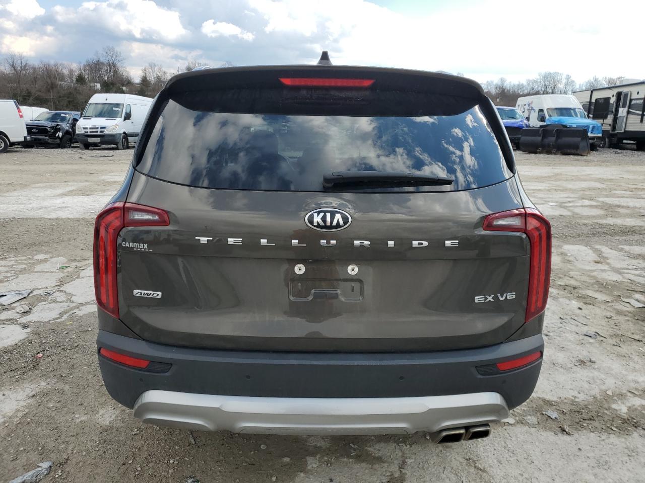 2020 KIA Telluride VIN 5XYP3DHC1LG039142 Copart auction photo, front end damage thumbnail 6
