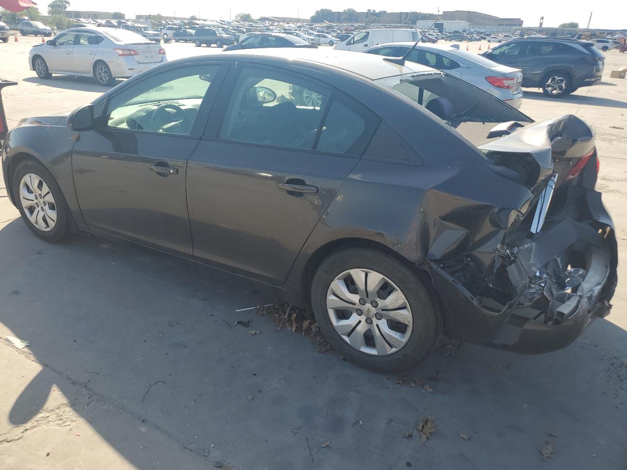 2014 Chevrolet Cruze VIN 1G1PA5SH7E7349434 Copart auction photo, rear end damage thumbnail 2