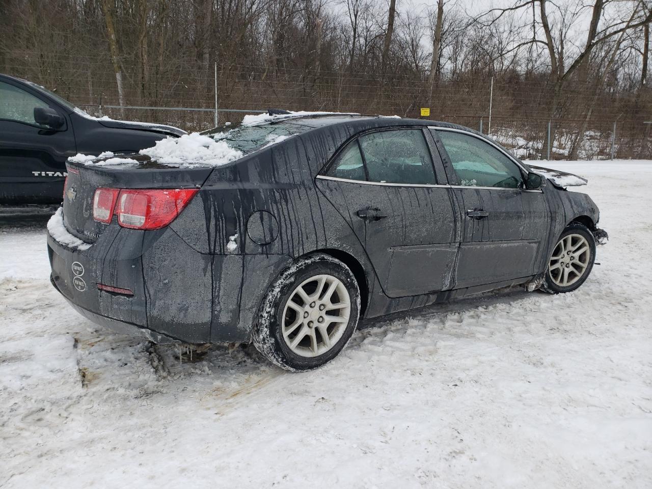 2015 Chevrolet Malibu VIN 1G11C5SL9FF227055 Copart auction photo, front end / side damage thumbnail 3