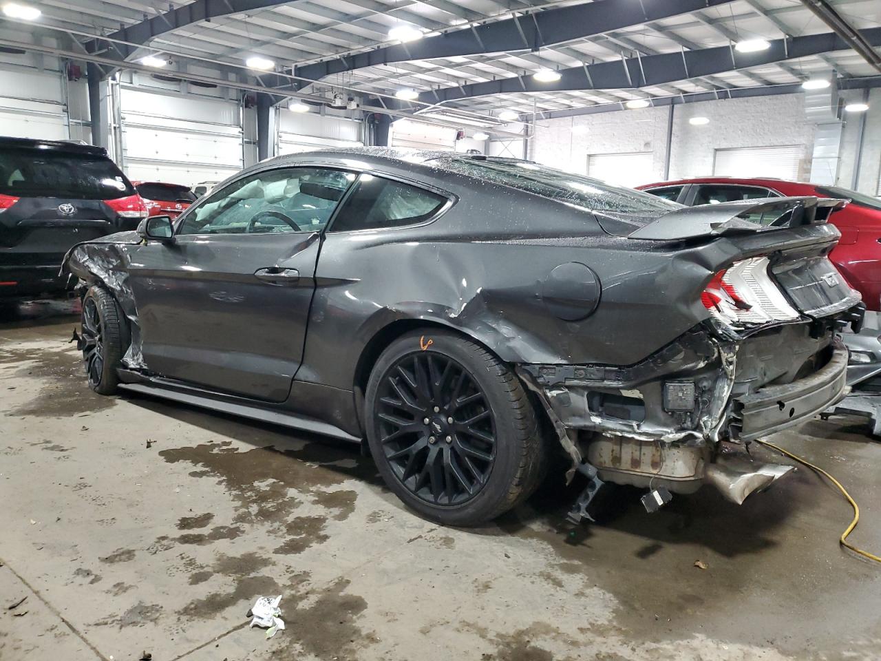 2019 Ford Mustang VIN 1FA6P8CF8K5158022 Copart auction photo, all over damage thumbnail 2