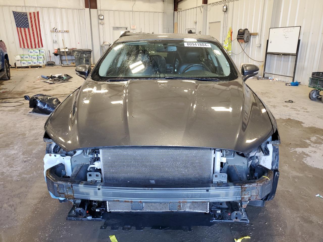 2017 Ford Fusion VIN 3FA6P0HD0HR311605 Copart auction photo, front end / rear end damage thumbnail 5