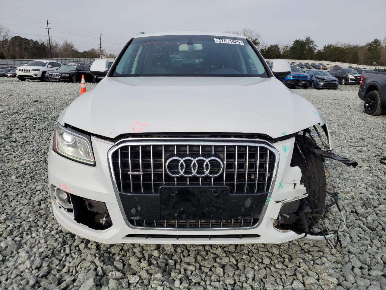 2014 Audi Q5 VIN WA1LFAFP9EA113169 Copart auction photo, front end / minor dent/scratches damage thumbnail 5