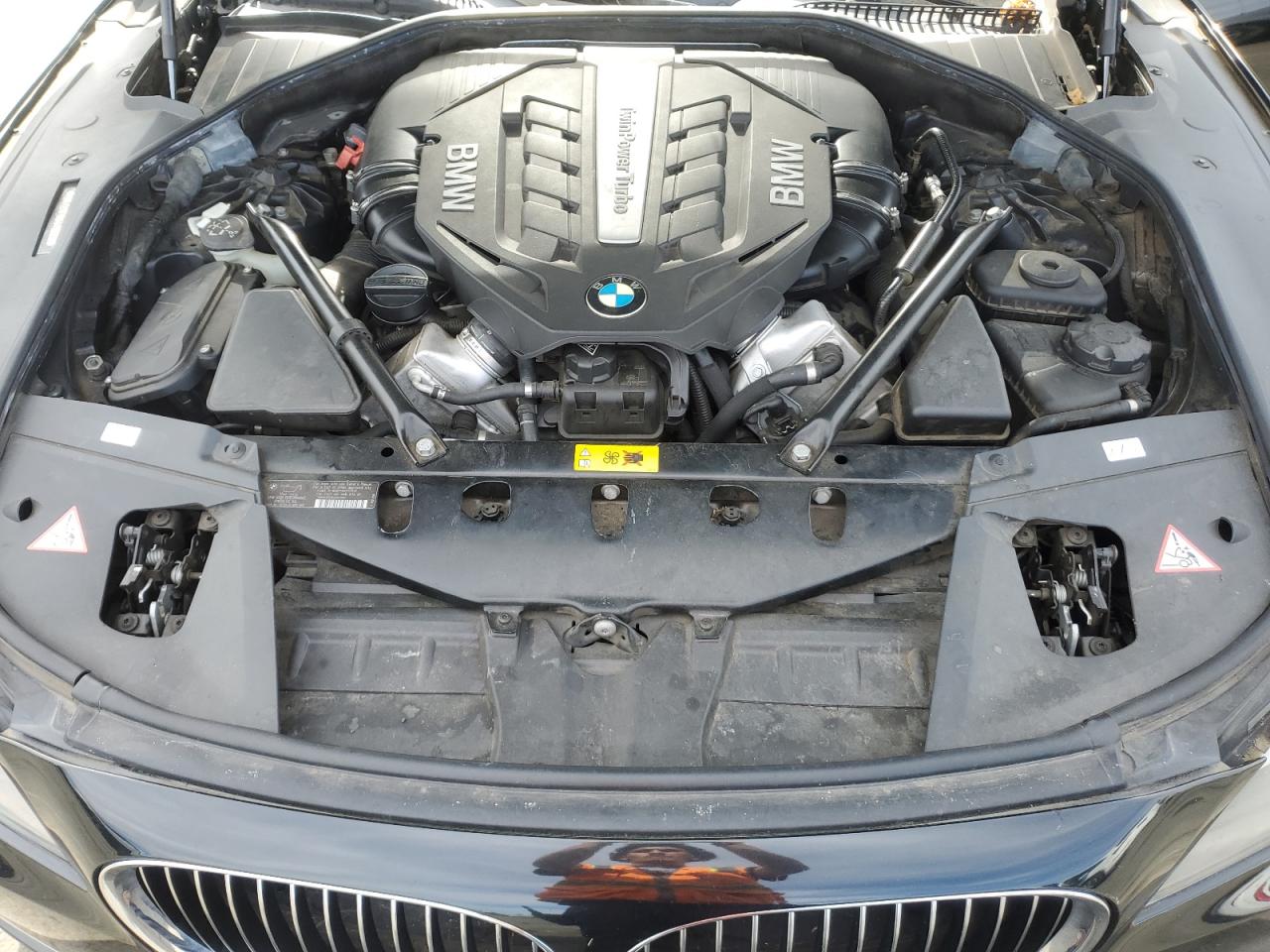 2012 BMW 7er VIN WBAKX8C52CC198431 Copart auction photo, mechanical damage thumbnail 11