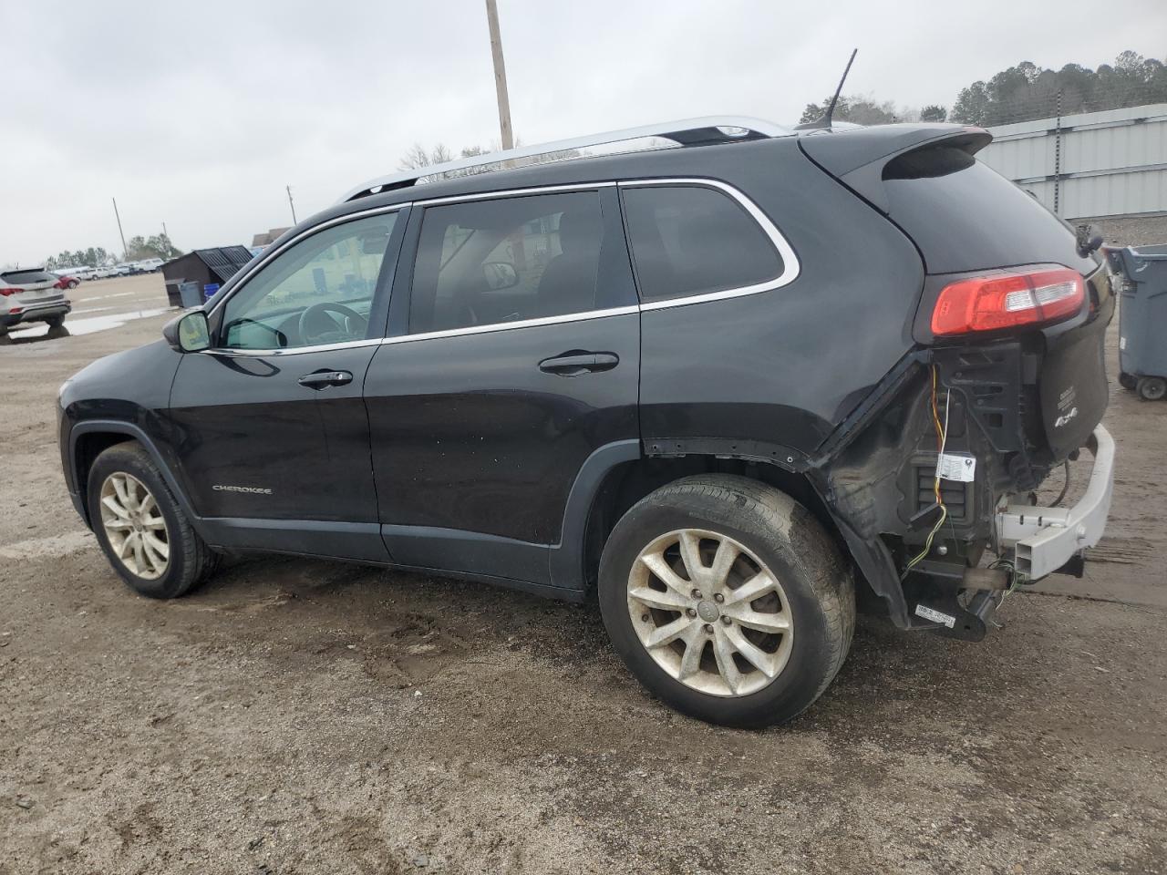 2015 Jeep Grand Cherokee VIN 1C4PJMDS0FW501314 Copart auction photo, rear end / side damage thumbnail 2