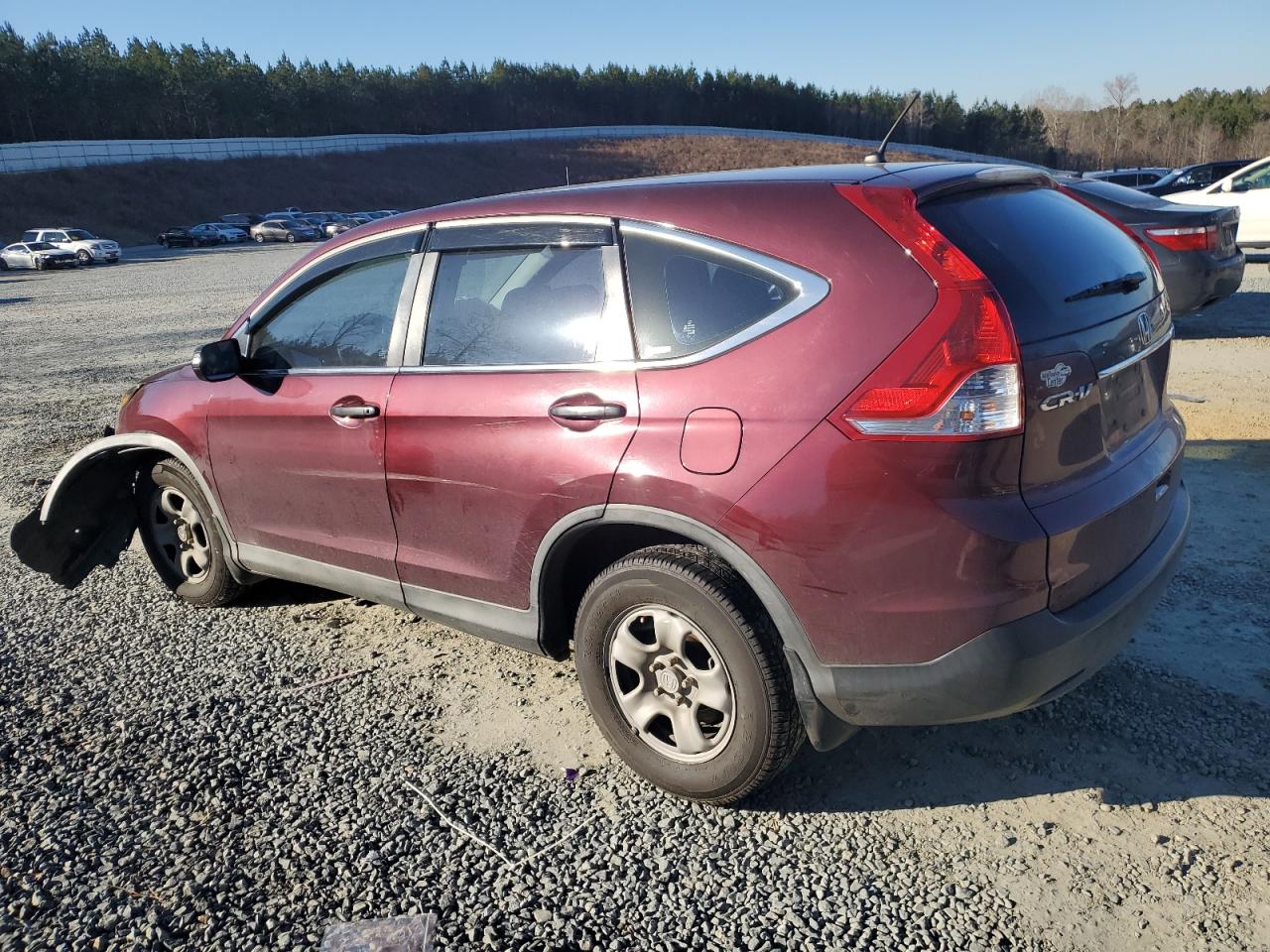 2012 Honda CR-V VIN 5J6RM4H30CL031232 Copart auction photo, all over damage thumbnail 2