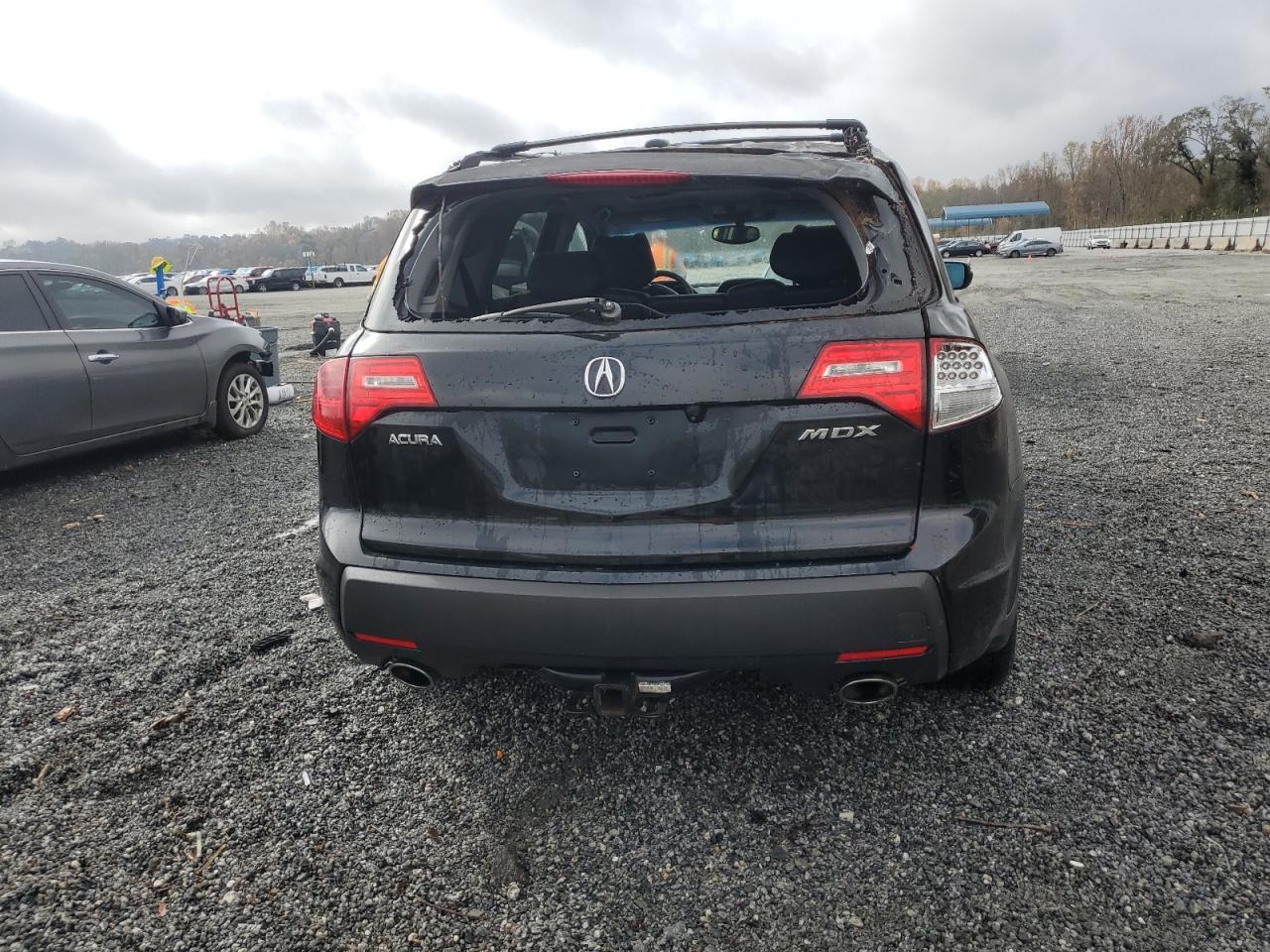 2007 Acura MDX VIN 2HNYD28827H551690 Copart auction photo, rear end damage thumbnail 6