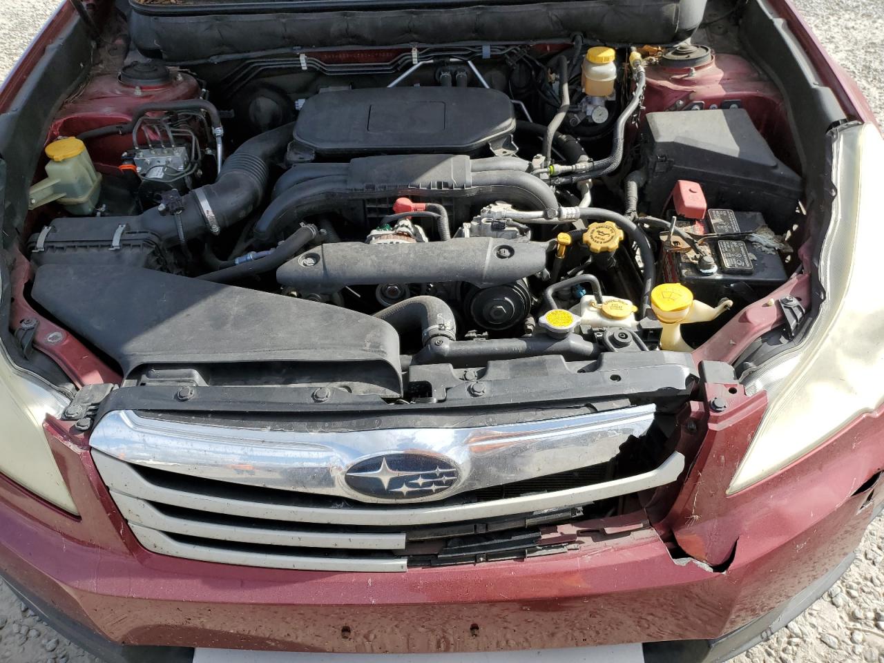 2011 Subaru Outback VIN 4S4BRBKC5B3409688 Copart auction photo, front end damage thumbnail 11