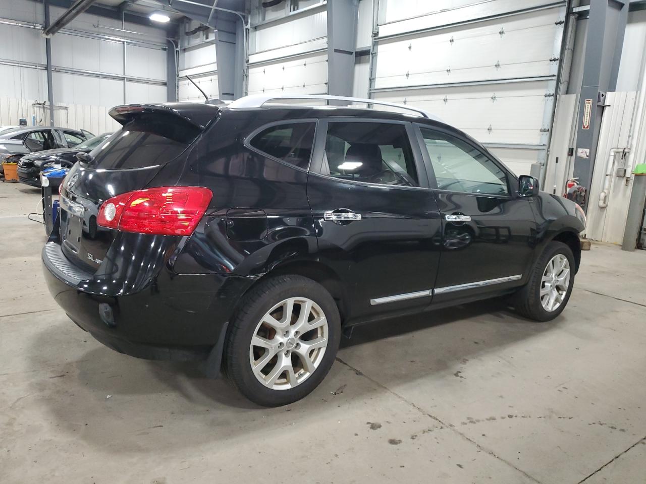 2011 Nissan Rogue VIN JN8AS5MV5BW690463 Copart auction photo, burn - engine / front end damage thumbnail 3