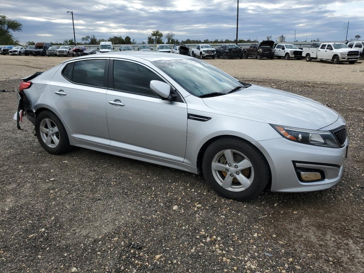 2014 KIA Optima VIN KNAGM4A70E5463480 Copart auction photo, rear end damage thumbnail 4