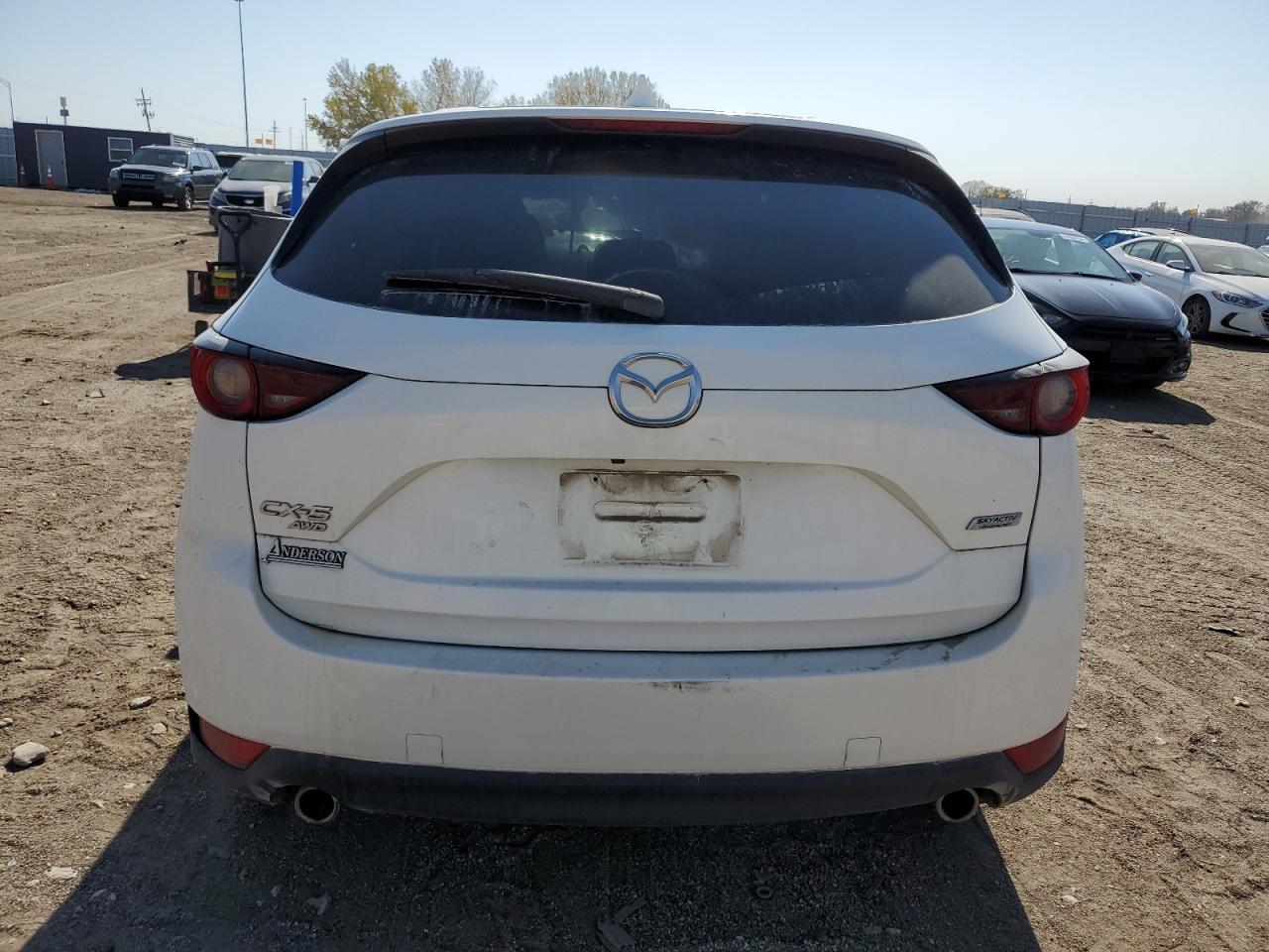 2017 Mazda CX-5 VIN JM3KFBCL9H0156839 Copart auction photo, burn - engine / burn - interior damage thumbnail 6