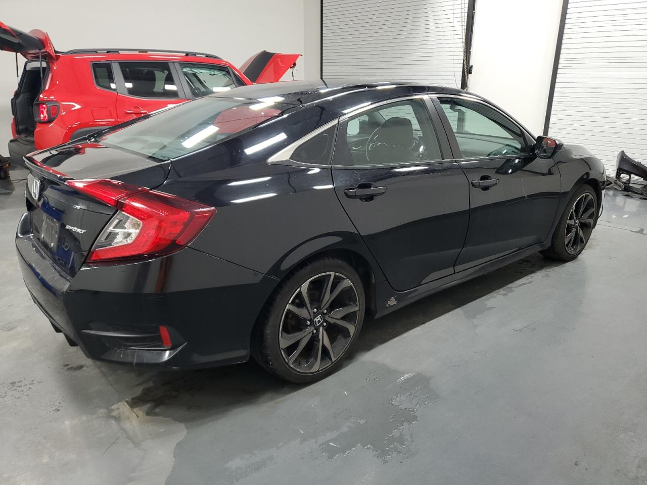 2021 Honda Civic VIN 19XFC2F89ME003812 Copart auction photo, front end damage thumbnail 3