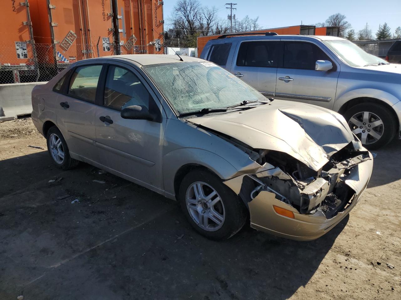 2002 Ford Focus VIN 1FAHP34PX2W246034 Copart auction photo, front end damage thumbnail 4