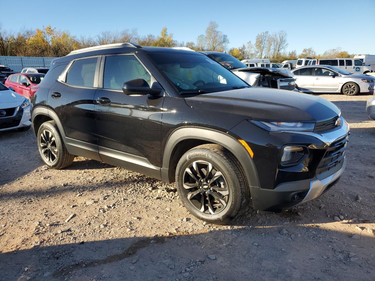 2023 Chevrolet TrailBlazer VIN KL79MPSL0PB214123 Copart auction photo, side / front end damage thumbnail 4