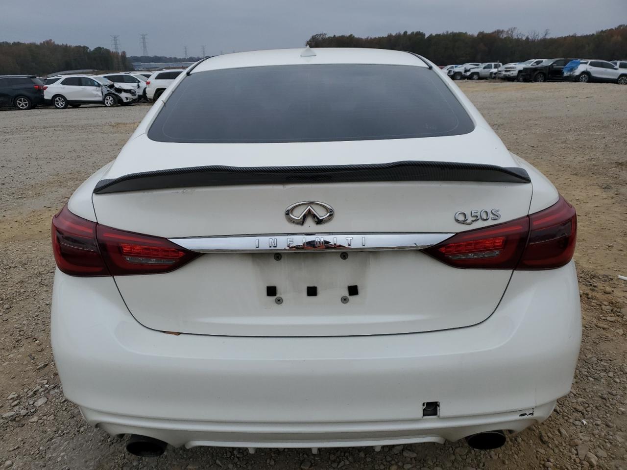 2018 Infiniti Q50 VIN JN1EV7AP3JM352028 Copart auction photo, front end damage thumbnail 6