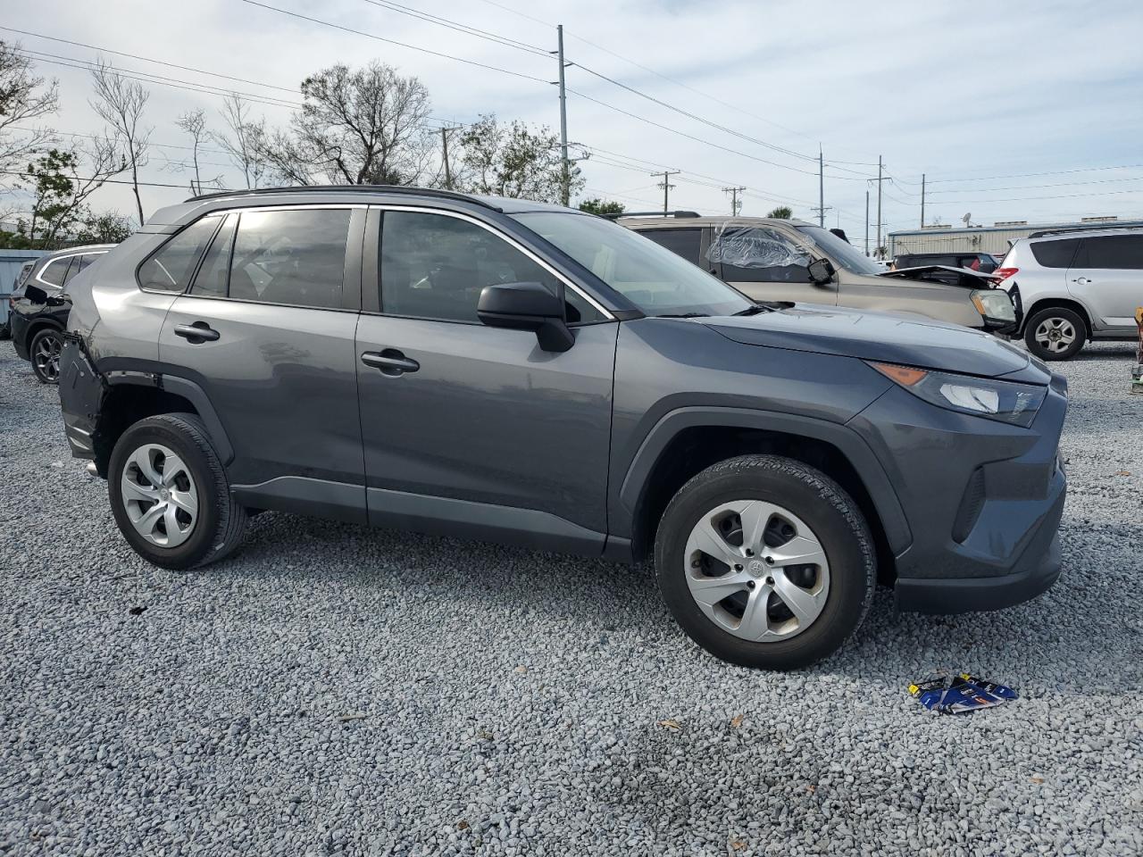 2021 Toyota RAV 4 VIN 2T3H1RFV6MC098543 Copart auction photo, rear end damage thumbnail 4