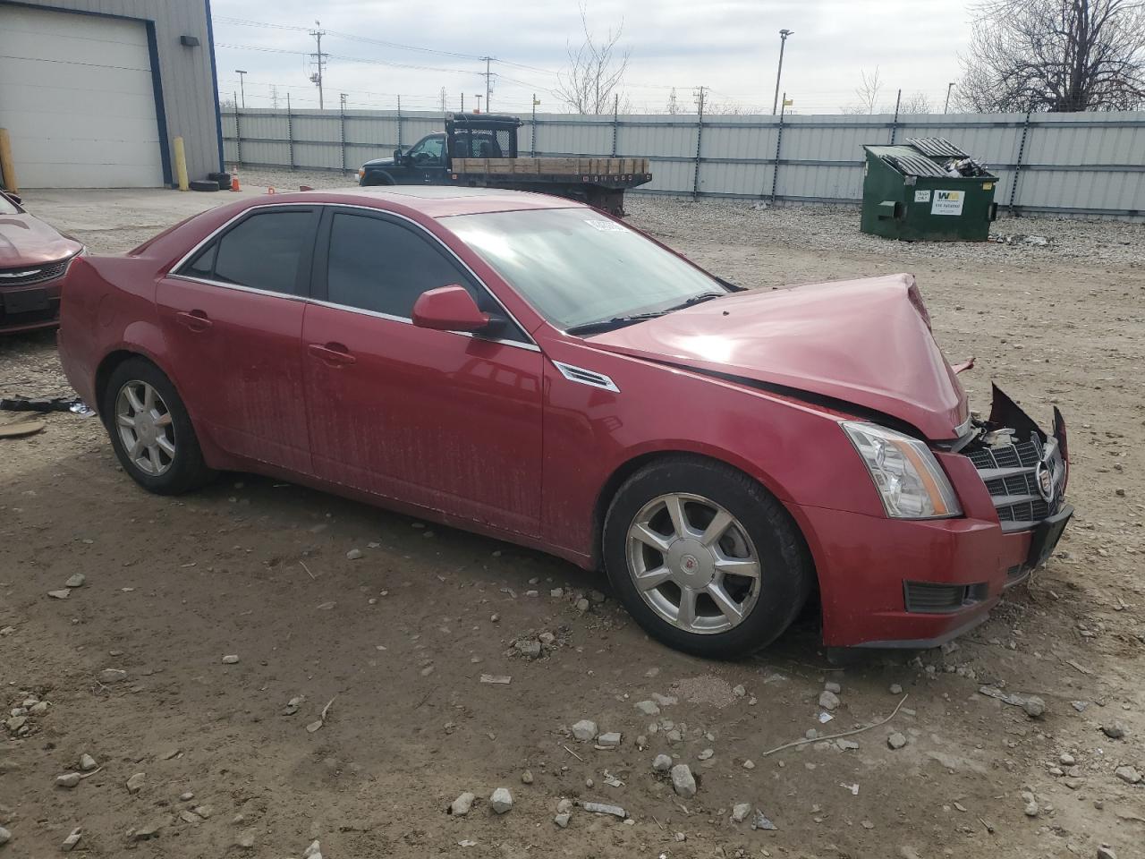 2009 Cadillac CTS VIN 1G6DG577890120674 Copart auction photo, front end damage thumbnail 4