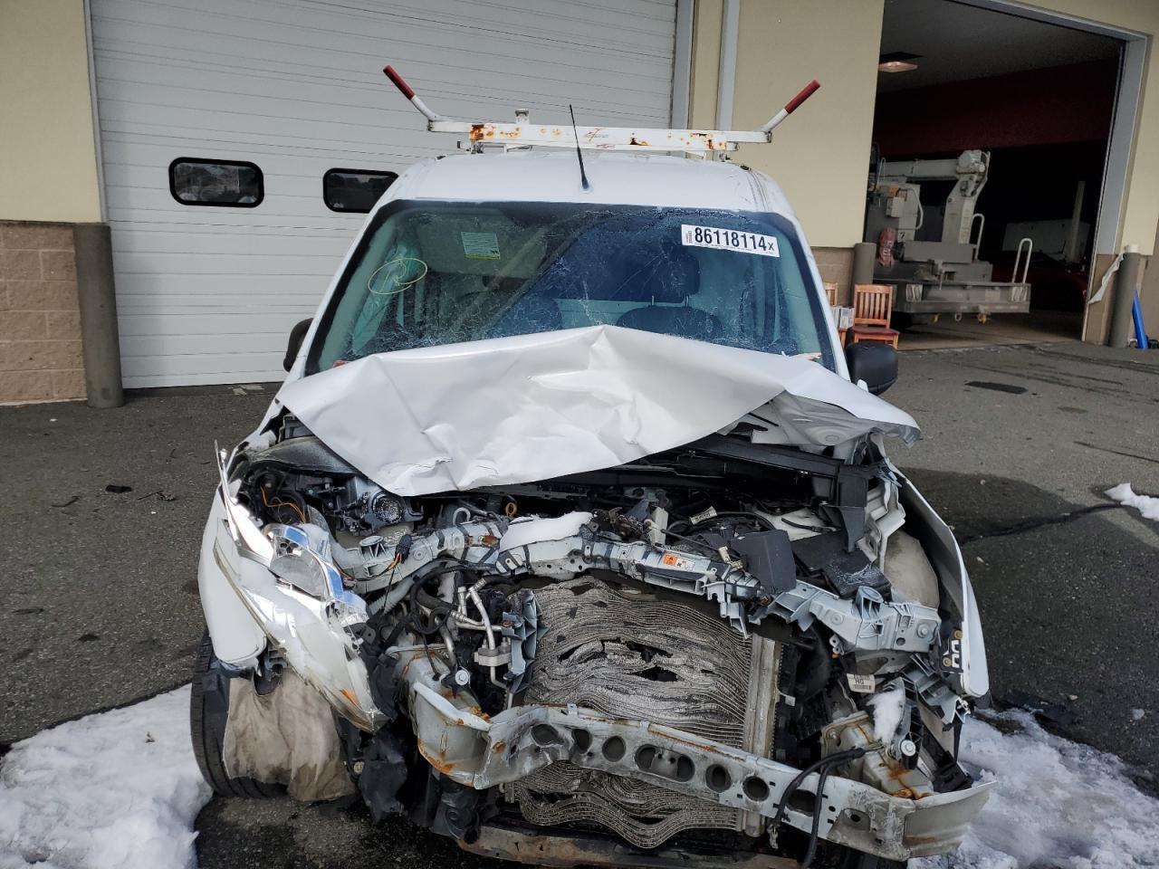 2018 Ford Transit VIN NM0LS7E77J1353110 Copart auction photo, front end damage thumbnail 5