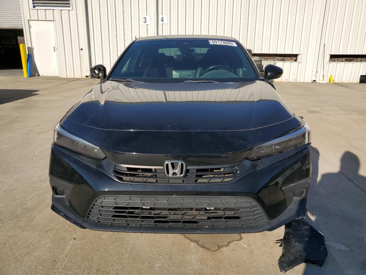 2022 Honda Civic VIN 2HGFE2F5XNH529549 Copart auction photo, front end / side damage thumbnail 5