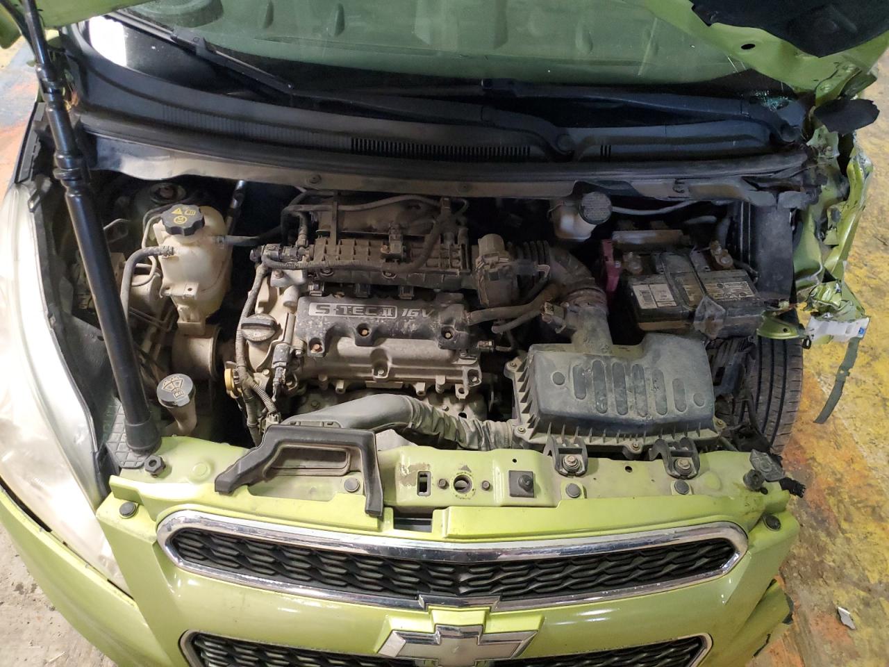 2013 Chevrolet Spark VIN KL8CD6S98DC511808 Copart auction photo, front end / undercarriage damage thumbnail 12